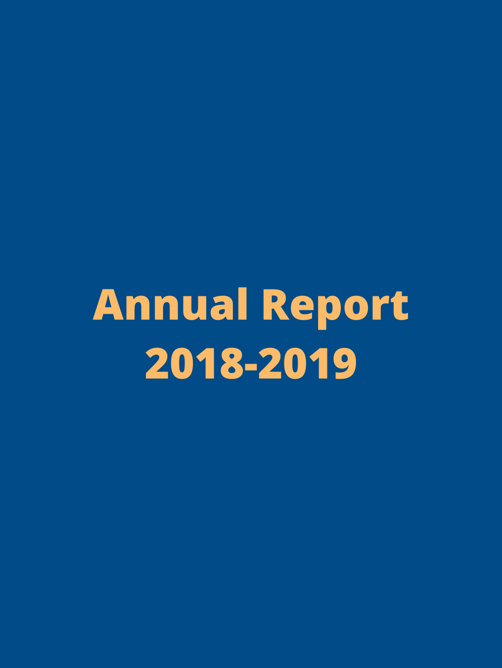 Annual Report 2018-2019 display graphic