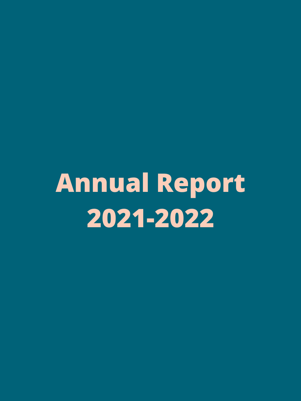 Annual Report 2021 - 2022 display graphic