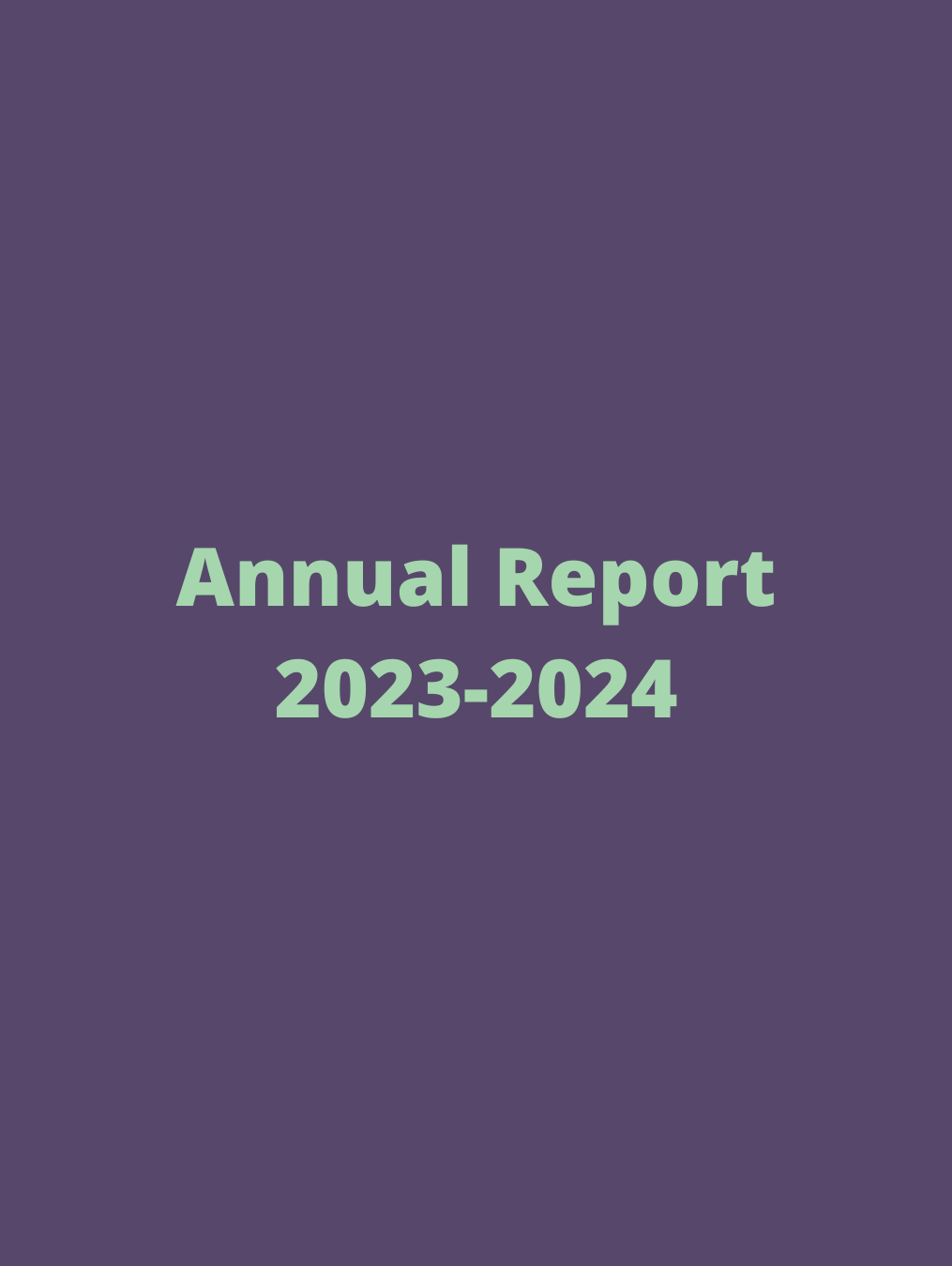 Annual Report 2023-2024 display graphic