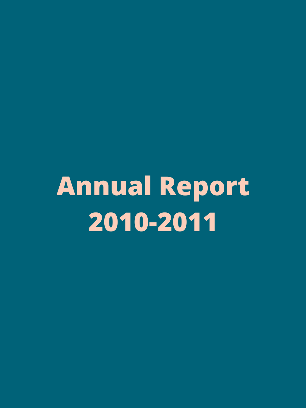 Annual Report 2010-2011 display graphic