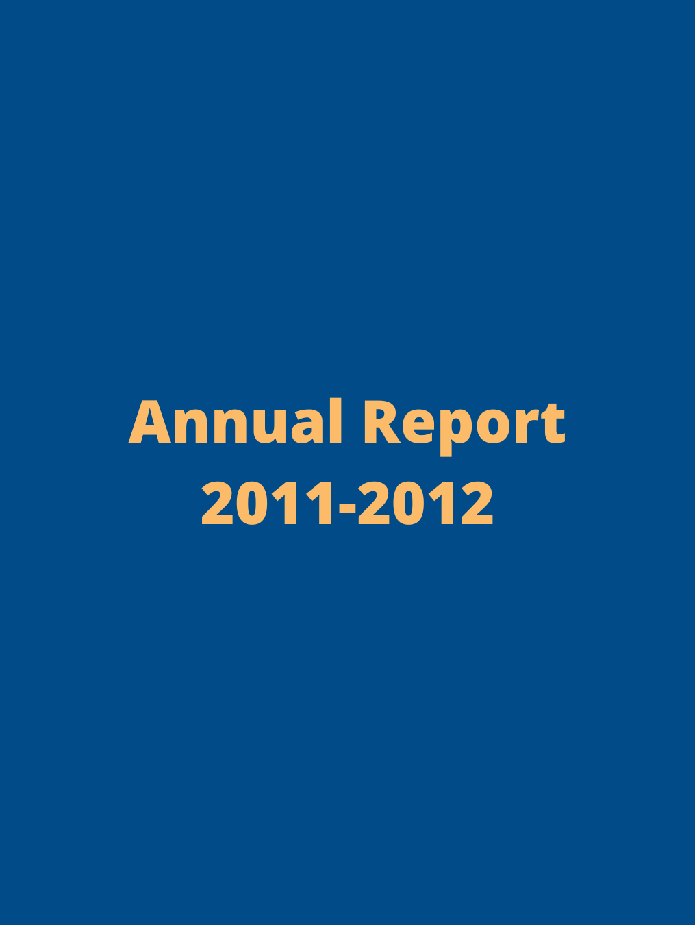 Annual Report 2011-2012 display graphic